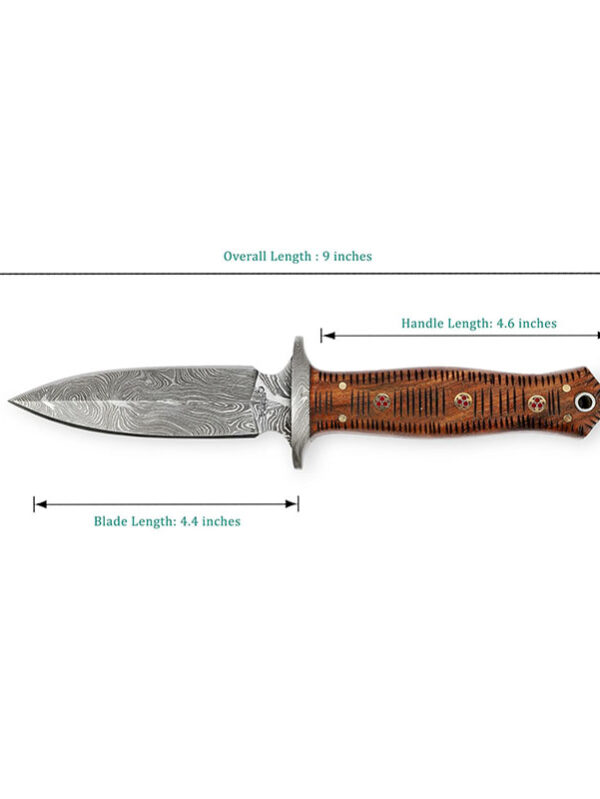 Handcrafted Damascus Steel Hunting Knife – Perfect for Outdoor Adventures