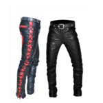 Custom-Fit Leather Pants – Durable & Stylish