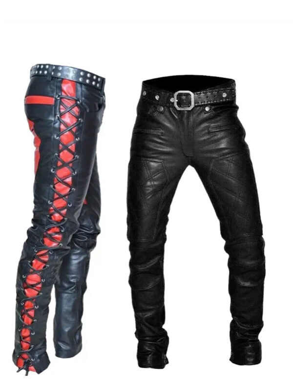 Custom-Fit Leather Pants – Durable & Stylish