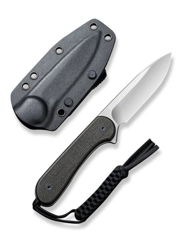 Collectors’ Damascus Steel Knife – Unique Blade Pattern with Leather Sheath